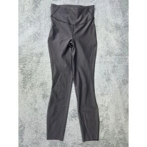 lululemon athletica High-Rise Ribbed Leggings in Dark Gray